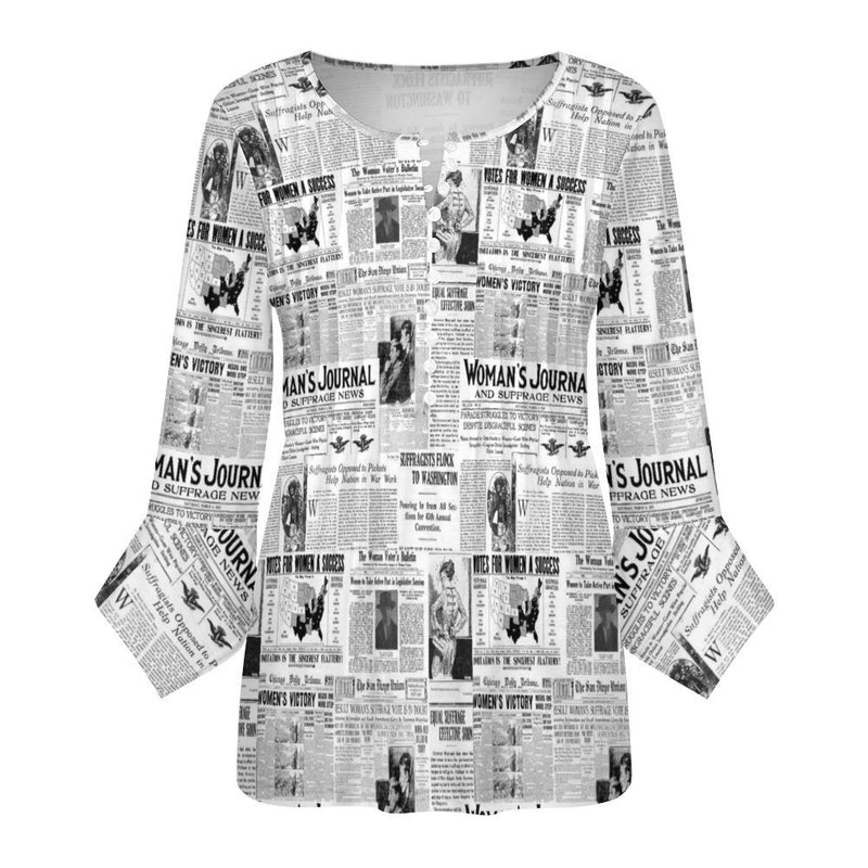 Women&#039;s Ruffled Petal Sleeve Top Women's ruffled petal sleeve top