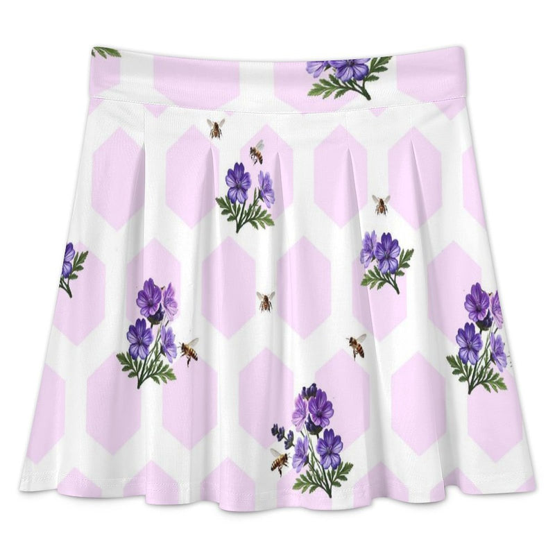 All Over Print Skater Skirt longuette