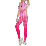 Window Pane Women's Yoga Jumpsuit