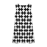 All Over Print Sleeveless Dress Sleeveless dress