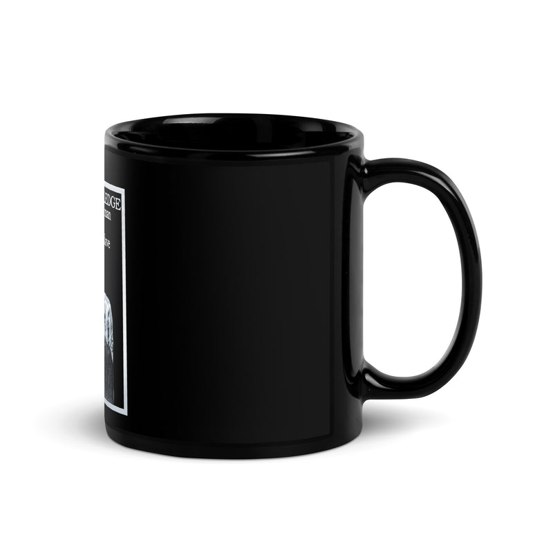 KNOWLEDGE - Frederick Douglass Black Glossy Mug - Objet D'Art