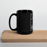 Black Glossy Mug - Objet D'Art