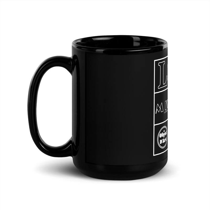 Black Glossy Mug - Objet D'Art