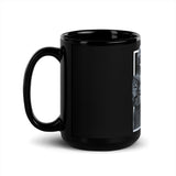 KNOWLEDGE - Frederick Douglass Black Glossy Mug - Objet D'Art