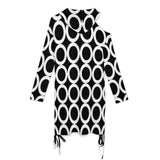Long sleeved off shoulder skirt Off-Shoulder Hooded Dress