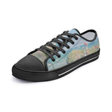 Cliff Walk by Monet Unisex Low Top Canvas Shoes