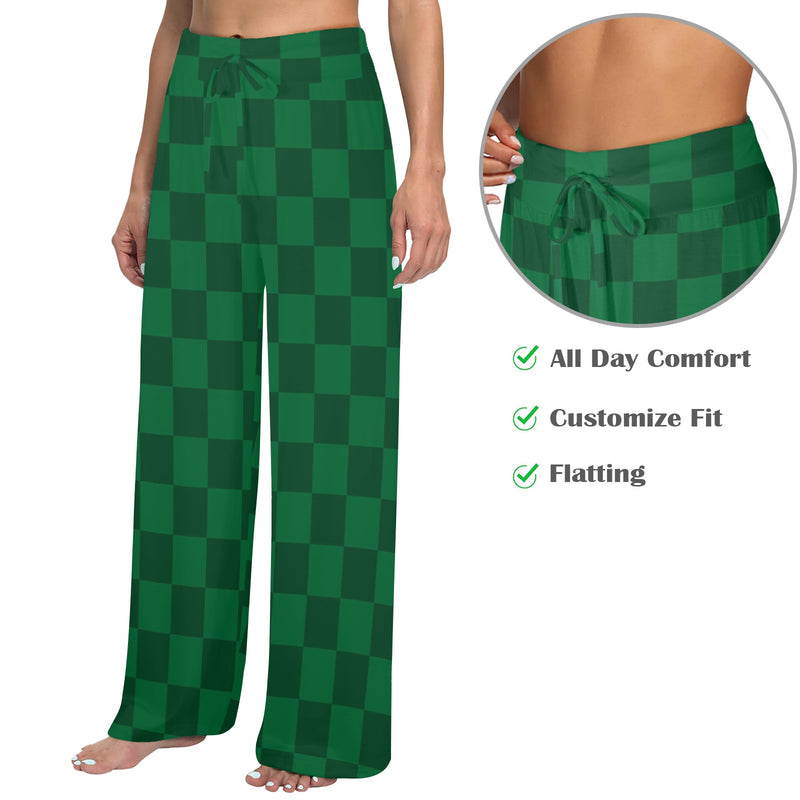 chkUntitled-2 Women's Wide Leg Lounge Pants (Model L77)