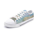 Cliff Walk by Monet Unisex Low Top Canvas Shoes