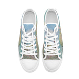 Cliff Walk by Monet Unisex Low Top Canvas Shoes