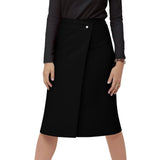 Women's Wrap Skirt Button skirt