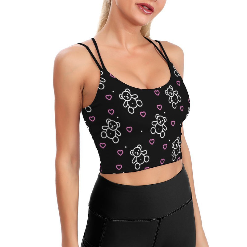 Yoga Top with Bra Pad Yoga Top