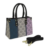 tricolor shell purse print PU Leather Handbag-Small (Model 1747)