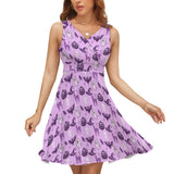 V-Neck Sleeveless Dress (NZ022)  Frocks