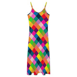 Camisole long skirt Sleeveless Strappy Maxi Dress