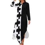 Button-Up Long Sleeve Shirt Dress Long sleeved shirt dress