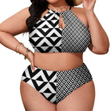 Two-piece Swimsuit-Large (BK2040) Two-piece Swimsuit