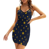 Sexy Spaghetti Strap Dress Women's sling dress