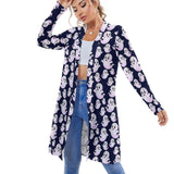 Women's Mid-Length Cardigan (NZ060) Medium length cardigan