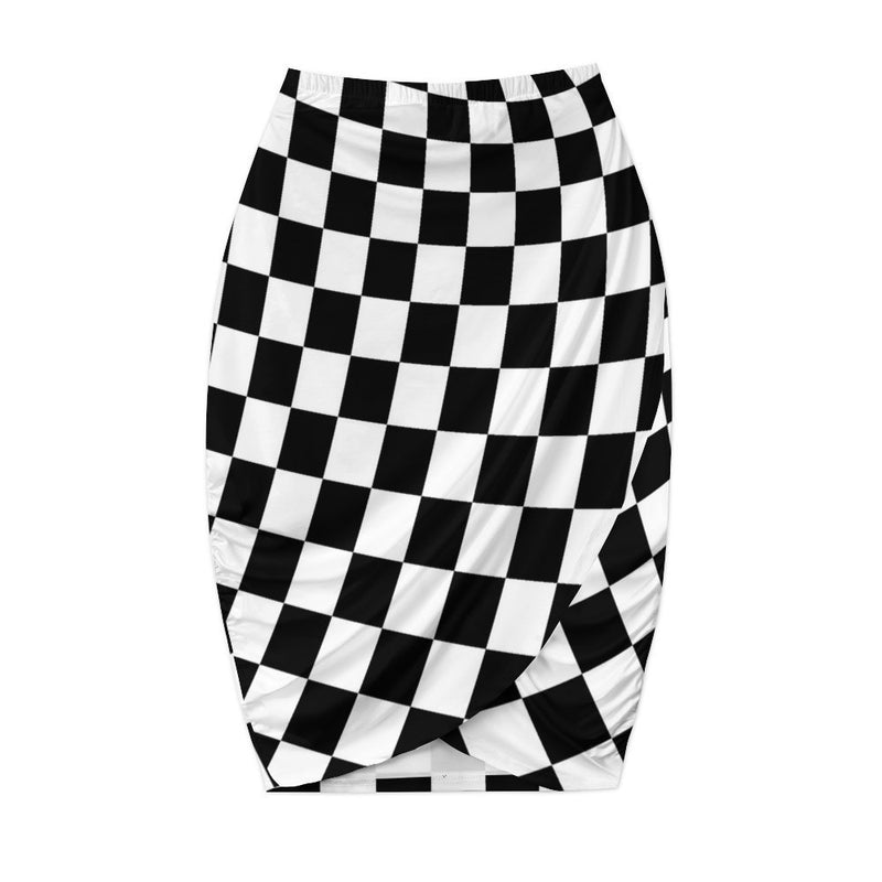 Tulip Hem Pencil Skirt Strapless dress