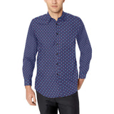 Americana Polka Square Men's All Over Print Casual Dress Shirt (Model T61)