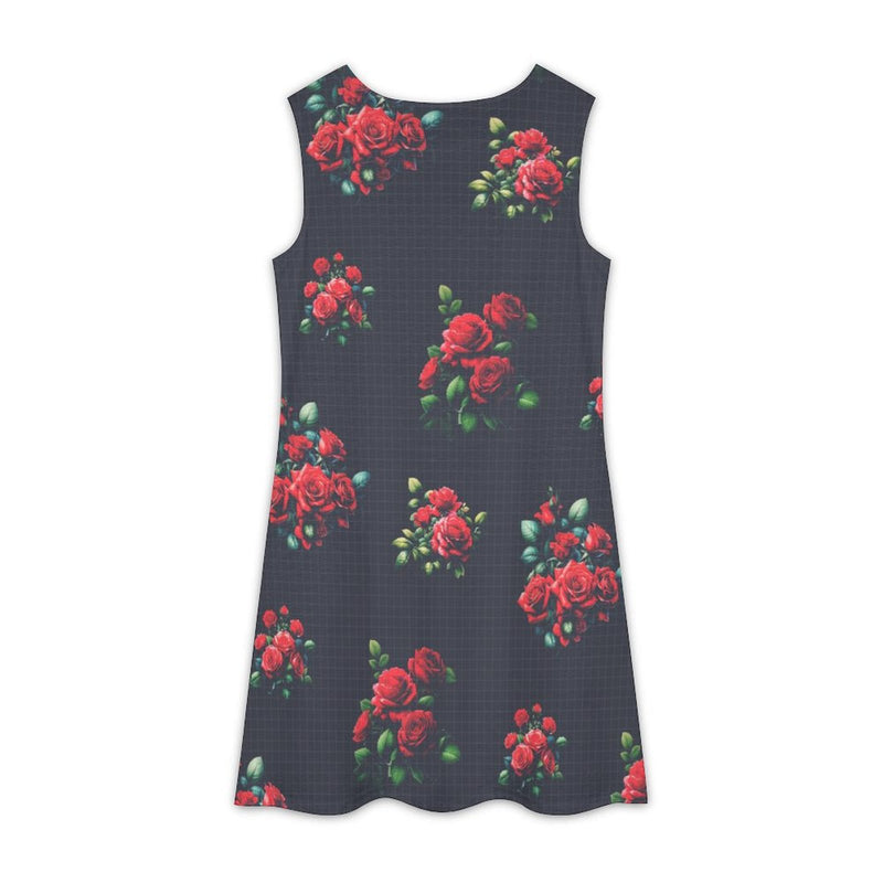 All Over Print Sleeveless Dress Sleeveless dress
