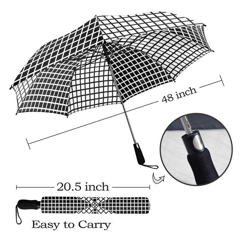 umbrella print Semi-Automatic Foldable Umbrella (Model U12)