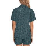 Paisley Women's V-Neck Short Pajama Set
