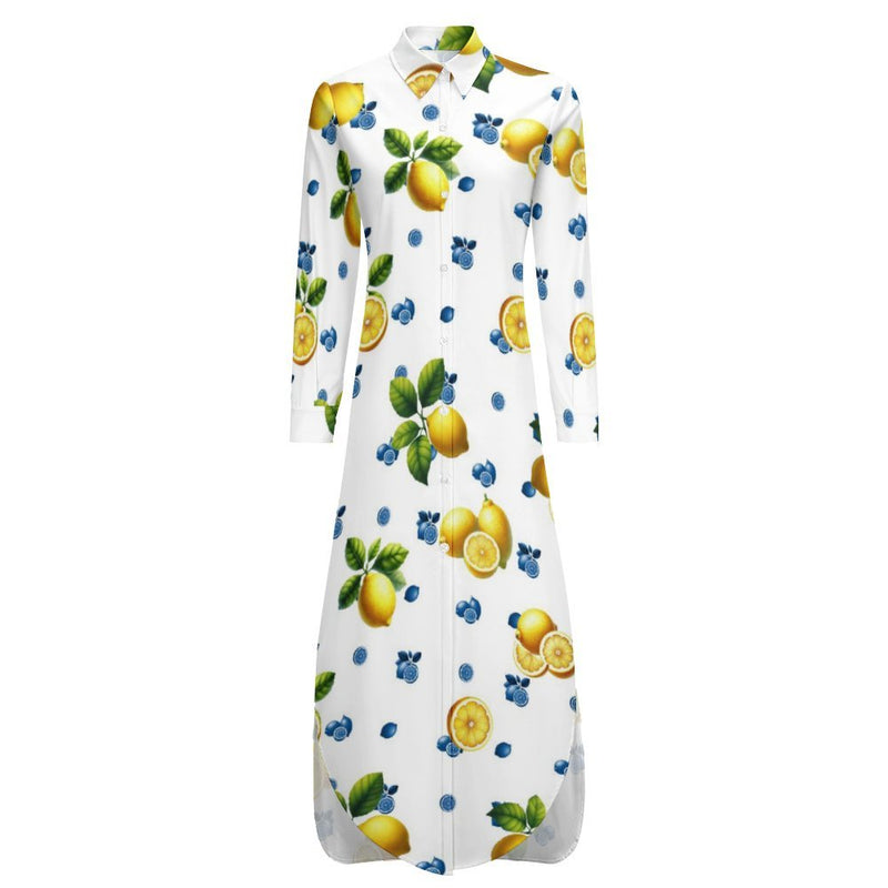 Button-Up Long Sleeve Shirt Dress Long sleeved shirt dress