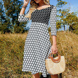 Flare dress Women's Sweetheart Dress