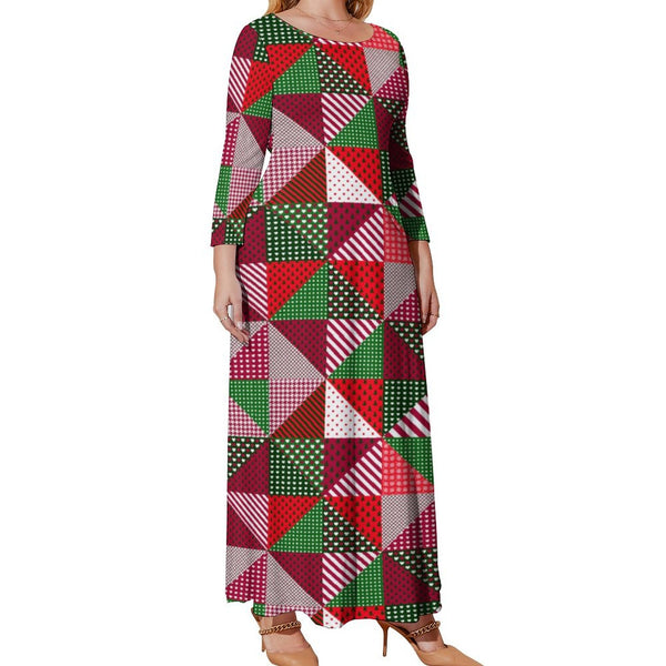 Plus Size Loose-Fit Long Sleeve Dress Long sleeved dress