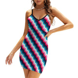 Sexy Spaghetti Strap Dress Women's sling dress