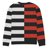 Knitted crew neck sweater