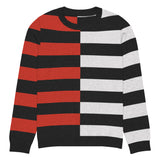 Knitted crew neck sweater