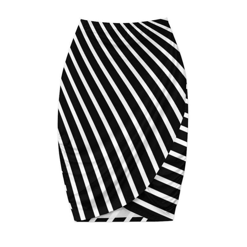 Tulip Hem Pencil Skirt Strapless dress