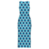 Sleeveless Bodycon Side Slit Long Dress Split cheongsam