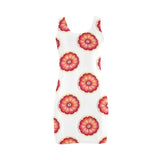 grapefruit wheel print Medea Vest Dress (Model D06)