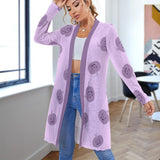 Women's Mid-Length Cardigan (NZ060) Medium length cardigan