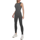 Window Pane Women's Yoga Jumpsuit
