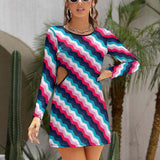 Hollow Slim-Fit Dress Slim dress with hollow waist