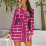 Hollow Slim-Fit Dress Slim dress with hollow waist