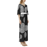 Shephard's Race Dolman Sleeve Belted Wide Leg Jumpsuit