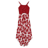 Tailcoat skirt Women's High-Low Spaghetti Strap Dress