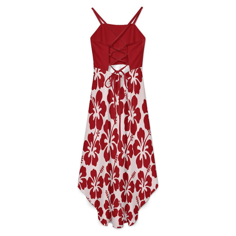 Tailcoat skirt Women's High-Low Spaghetti Strap Dress