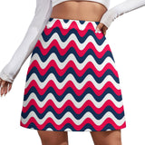 All Over Print Skirt (ALQ) Short skirt