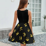 V-Neck Sleeveless Dress (NZ022)  Frocks