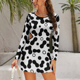 Hollow Slim-Fit Dress Slim dress with hollow waist