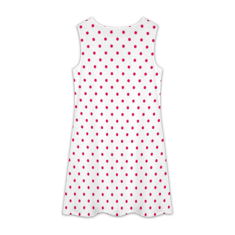 All Over Print Sleeveless Dress Sleeveless dress