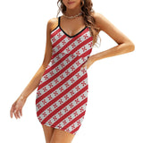 Sexy Spaghetti Strap Dress Women's sling dress