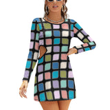 Hollow Slim-Fit Dress Slim dress with hollow waist