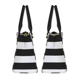 Boldy Go Striped PU Leather Handbag-Small